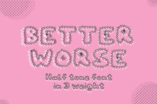 Better Worse Font: A Sparkle for Your Craft Projects
