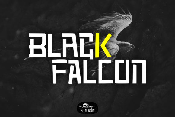 Black Falcon Font for Bold Branding and Visual Impact
