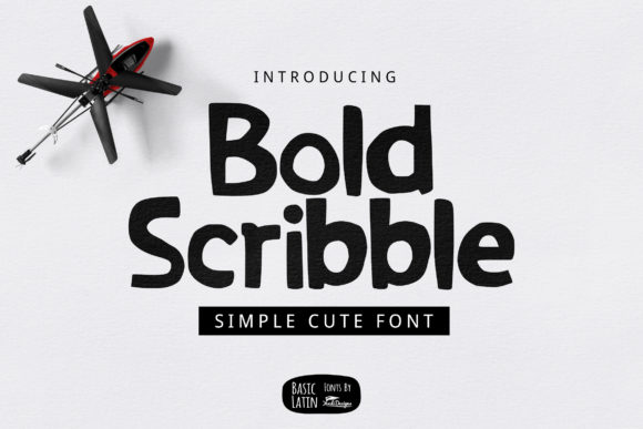 Bold Scribble: A Clean Display Font for Creative Branding