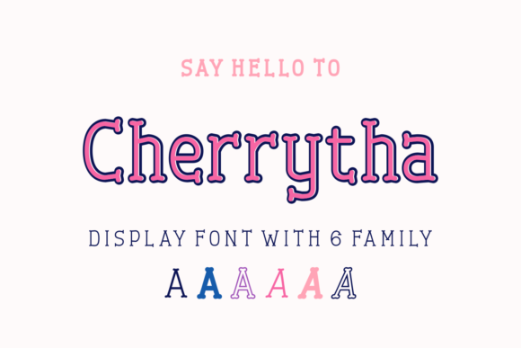 Cherrytha: A Display Font for Impactful Visual Storytelling