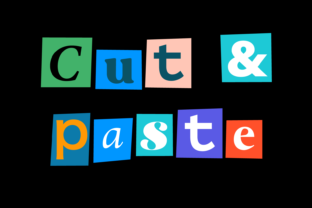 Cut Paste Font: A Playful Choice for Editorial Design