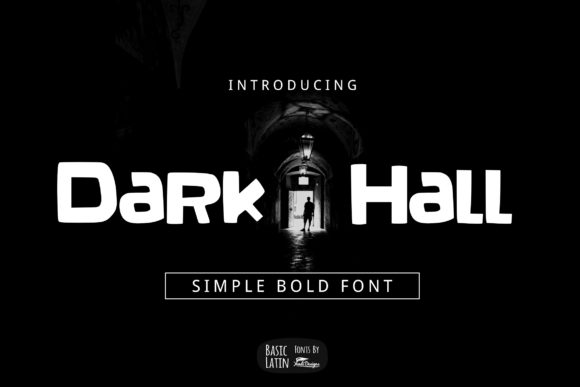 Dark Hall: A Bold Display Font for Modern Web Design