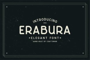 Erabura: A Timeless Display Font for Modern Branding