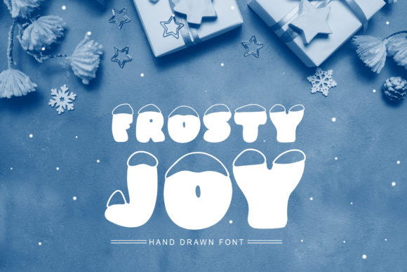 Frosty Joy: A Display Font for Winter-Themed Marketing