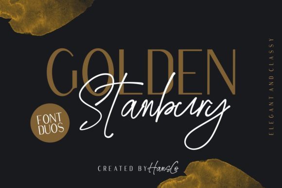 Golden Stanbury: A Timeless Display Font for Digital Design