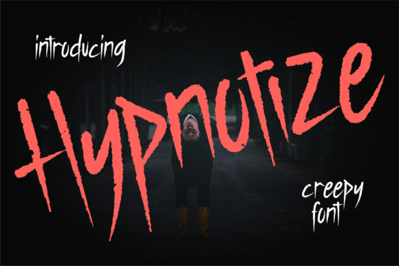 Hypnotize: A Display Font with a Creepy Edge for Editorial Projects