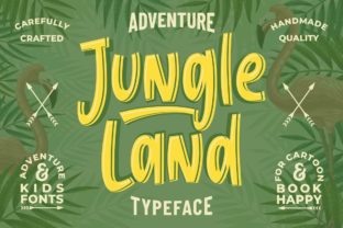 Jungle Land: A Font for Digital Design and Branding