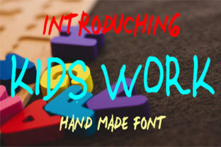 Kids Work Font: A Sweet Addition to Your Craft Projects