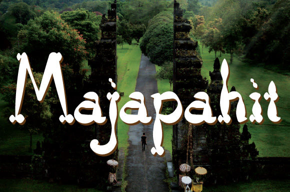 Majapahit Font for Editorial Design and Content Creation