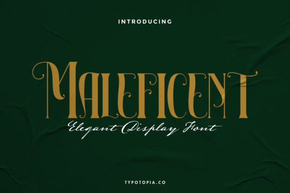Maleficent: A Fairy Tale Font for Modern Branding