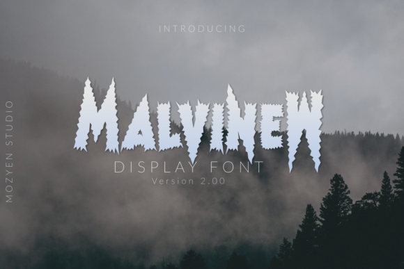 Malvinew 2.00: A Display Font for Crafters Who Demand Style and Substance