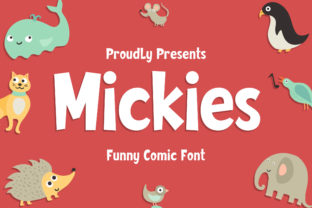 Mickies: A Fun Display Font for Creative Crafters