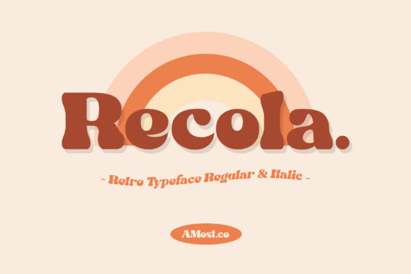 Recola: A Playful Display Font for Handmade Creations