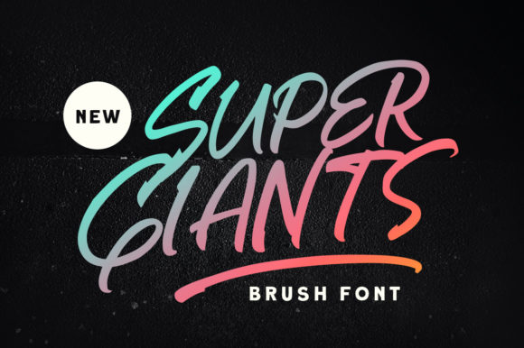 Super Giants: A Bold Display Font for Modern Branding