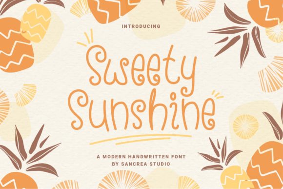 Sweety Sunshine: A Playful Display Font for Web Design