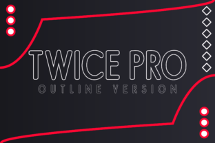 Twice Pro Outline: A Font for Elegant Branding