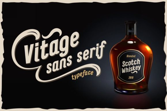 Vitage Font for Handmade Creations